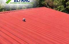 Recoated red roof in Secunda